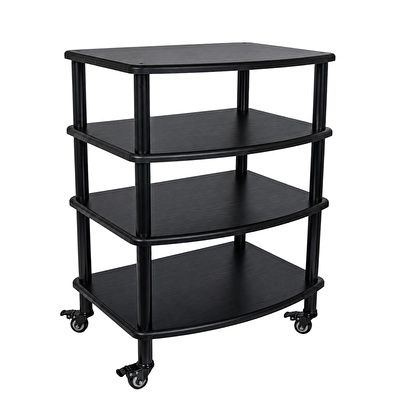 KOZMOS KS-AR001 Tekerlek Opsiyonlu Hi-Fi Rack Stand Siyah